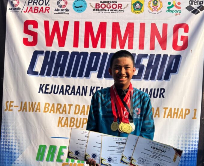 Ghaisan Harumkan Nama SMP Islam Fathia di Swimming Championship Torpedo Cup se-Jawa Barat 2026